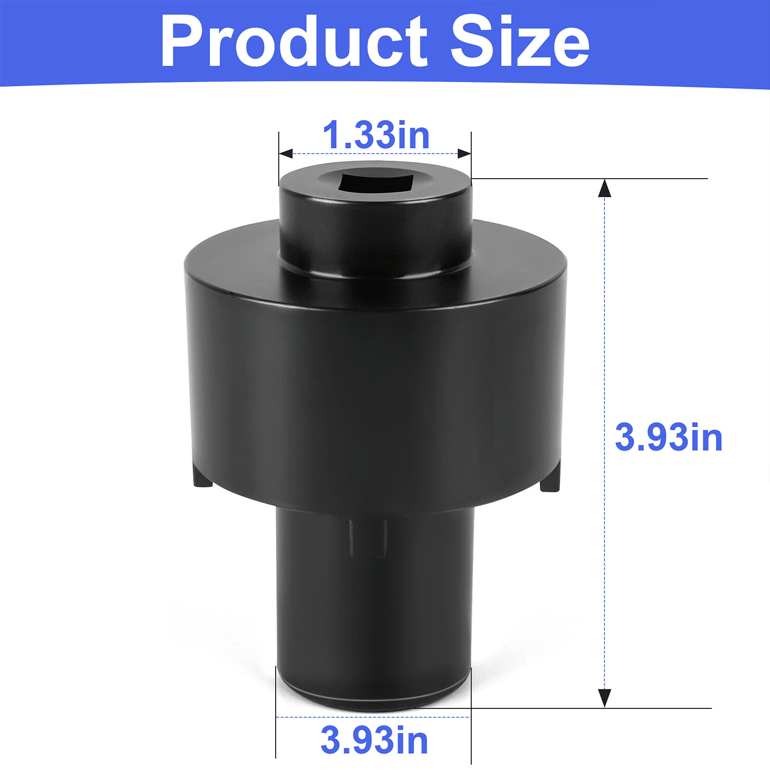 Rear Axle Hub Spindle Retainer Nut Socket Wrench Removal Tool 205-1007 For Ford