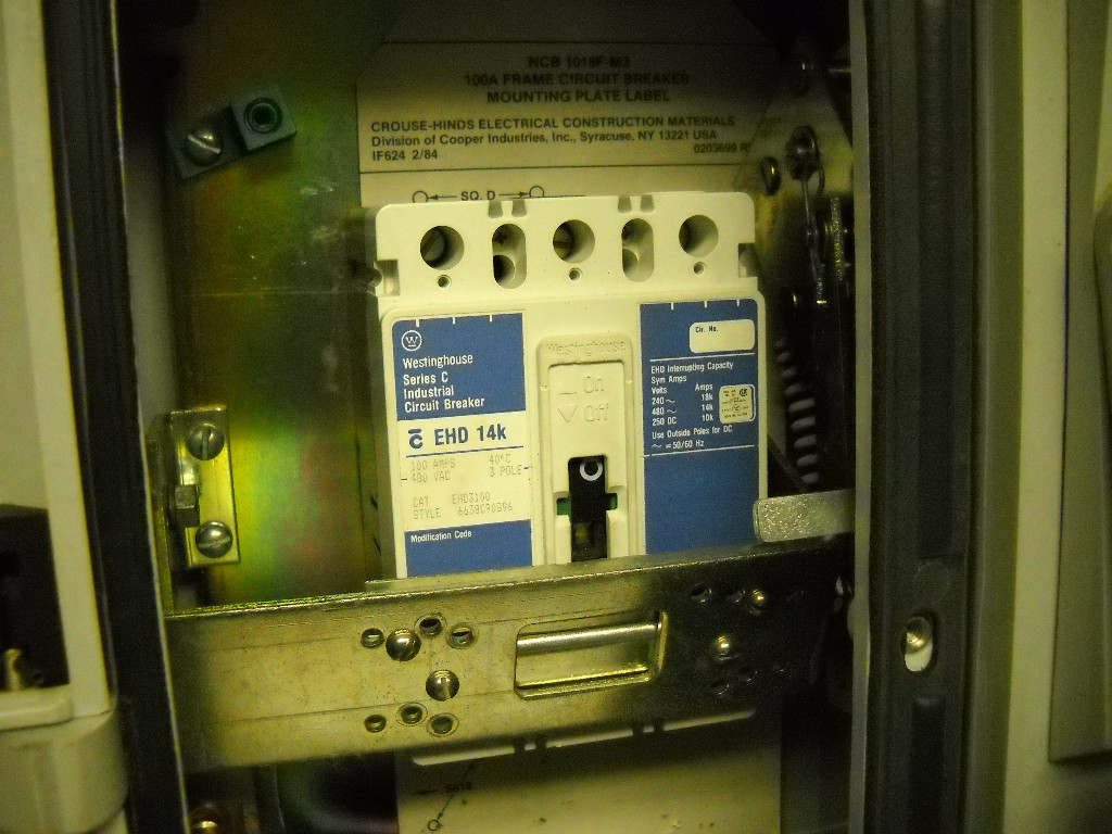 CROUSE HINDS/WESTINGHOUSE NCB1018F WT100EHD 100A RAINTIGHT ENCLOSURE ASSEMBLY
