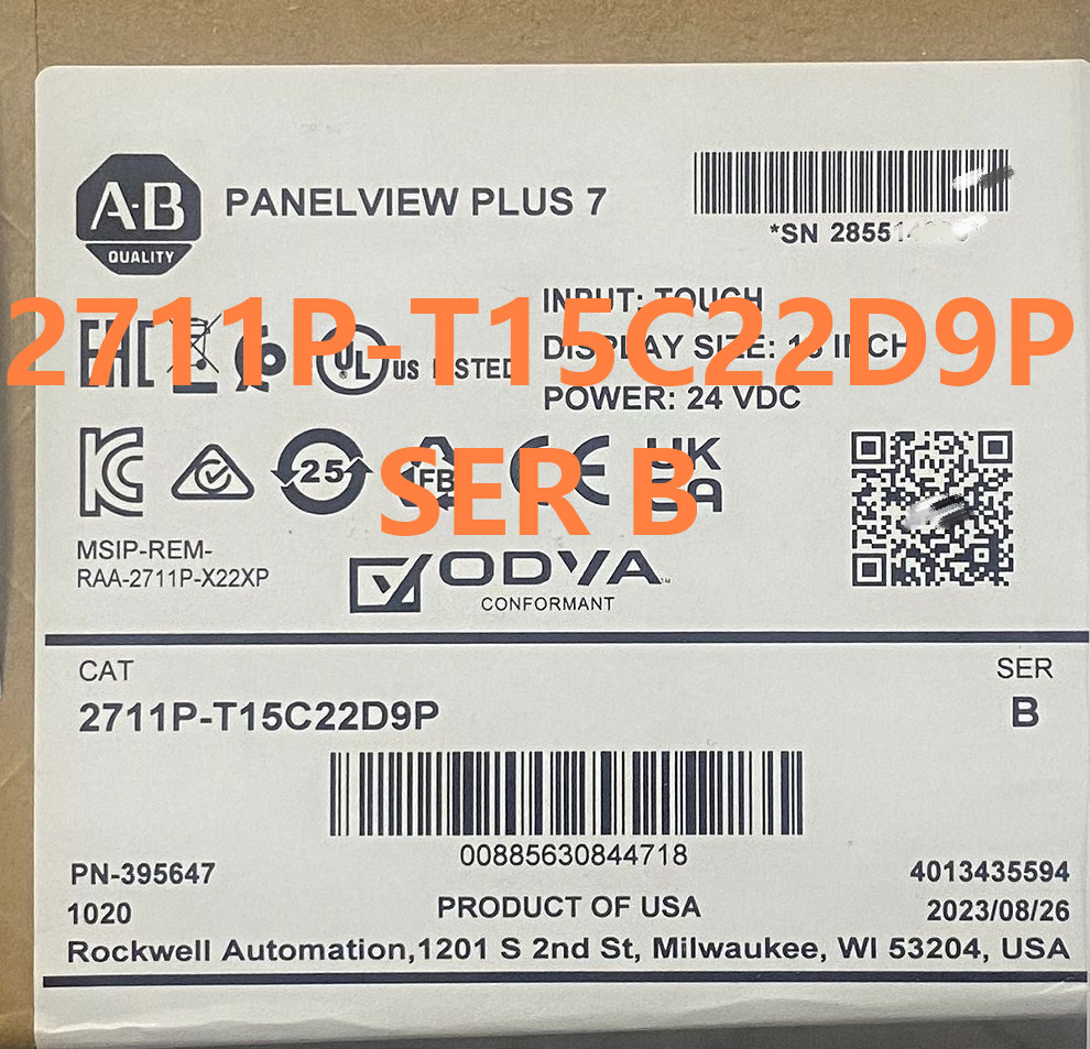 2711P-T15C22D9P PanelView Plus 7 Graphic Terminal 2711P-T15C22D9P