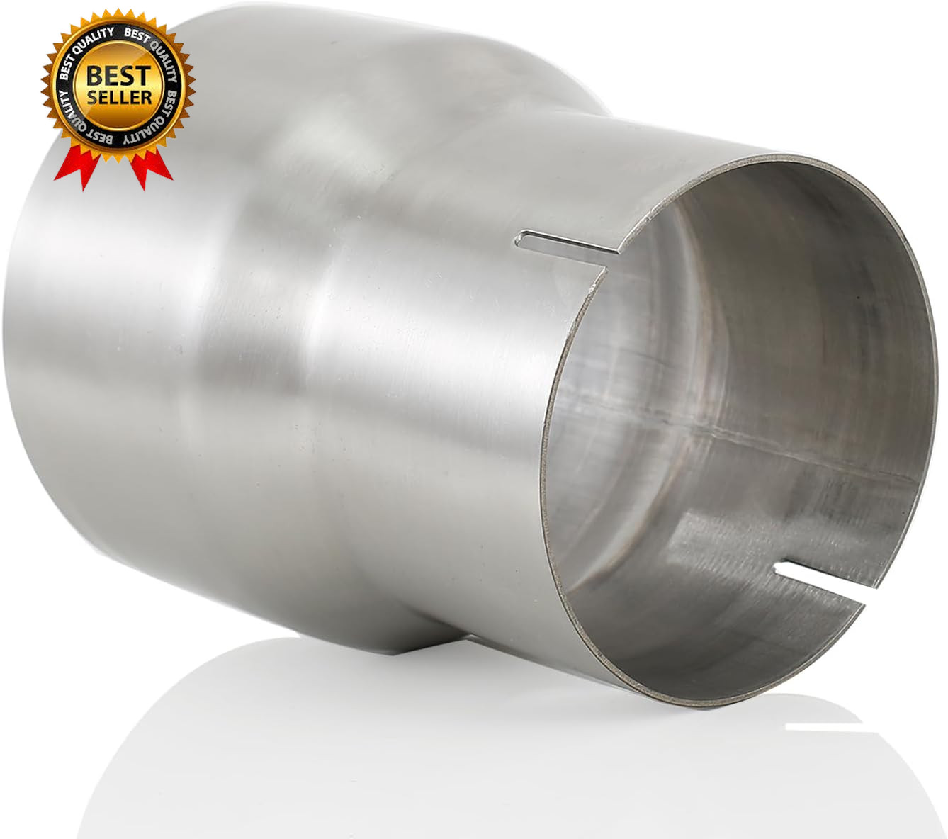 Universal T304 Stainless ID 4 Inch to OD 5 Inch Exhaust Adapter Reducer…