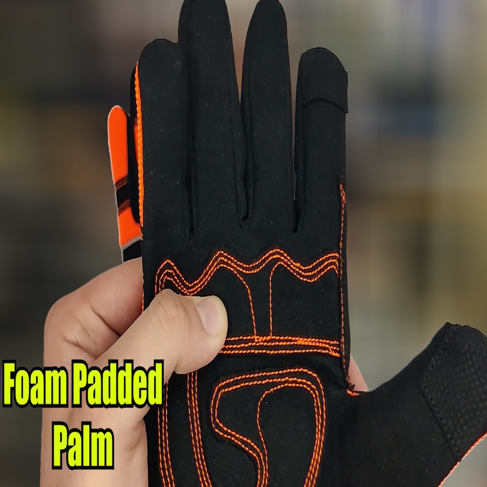 Heavy Duty Mechanic Work Gloves Touchscreen Industrial Builder Safety Potectionn