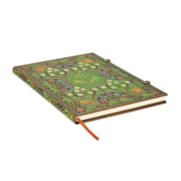 New Paperblanks Grande Unlined 8.25 x11.75″gift POETRY IN BLOOM Green Sketchbook