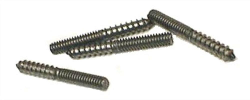10 Pack 1/4-20 x 2″ Hanger Bolts Zinc Finish 166427