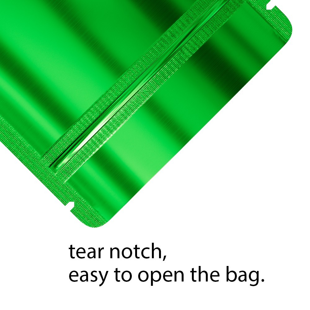 4CustomPrint Zip Seal Mylar Bags | Glossy Resealable for Sample & Candy Storage
