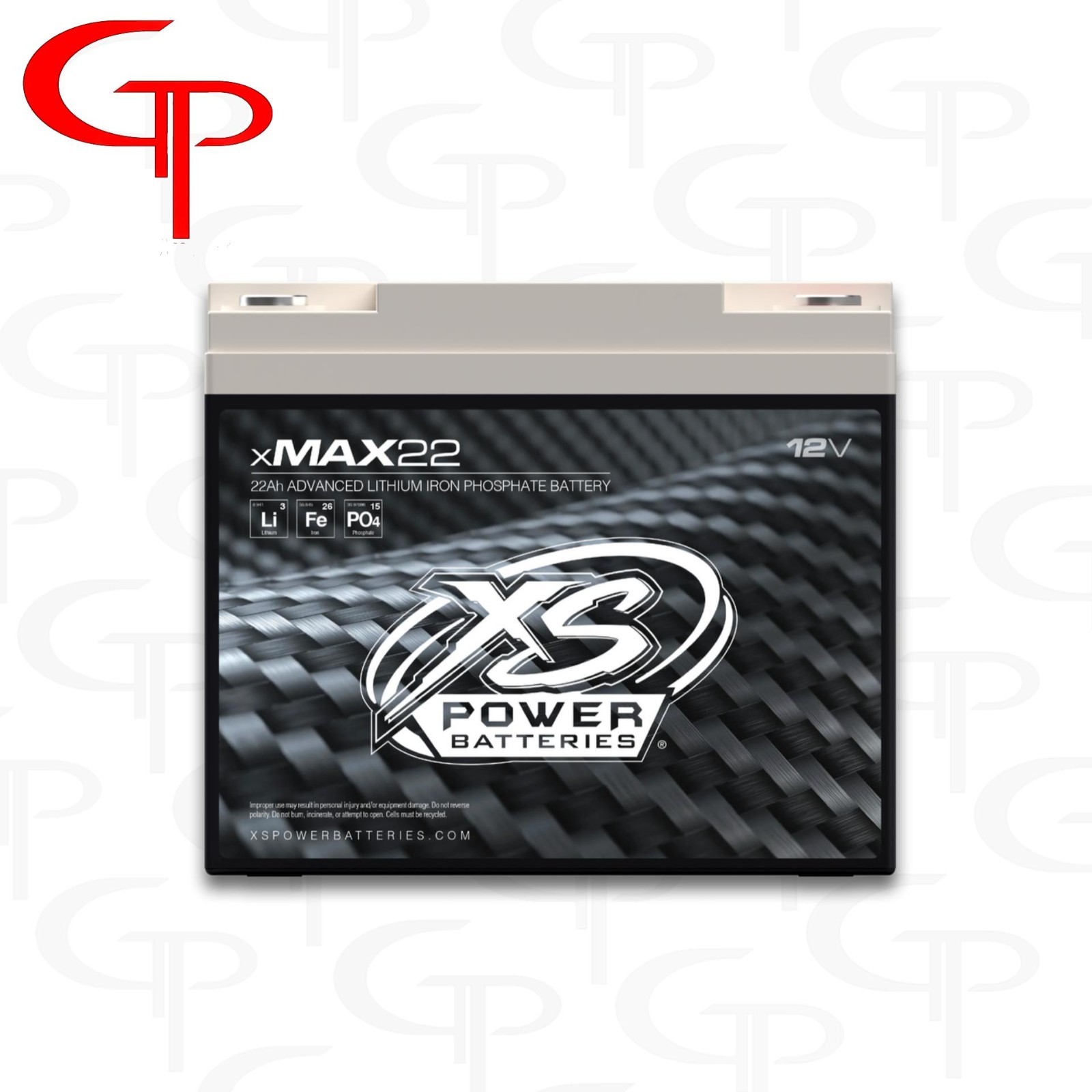 XS Power Xmax 22 LFP Lithium Battery 45AH 5,000 Watt RMS Car Audio Battery