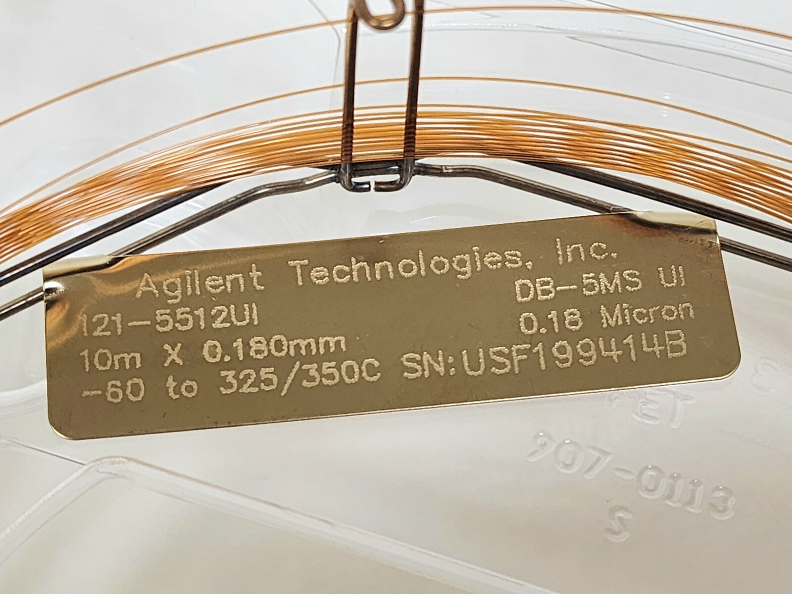 Agilent J&W 121-5512UI DB-5MS Ultra Inert, 10m, 0.18mm, 0.18µm, GC Column