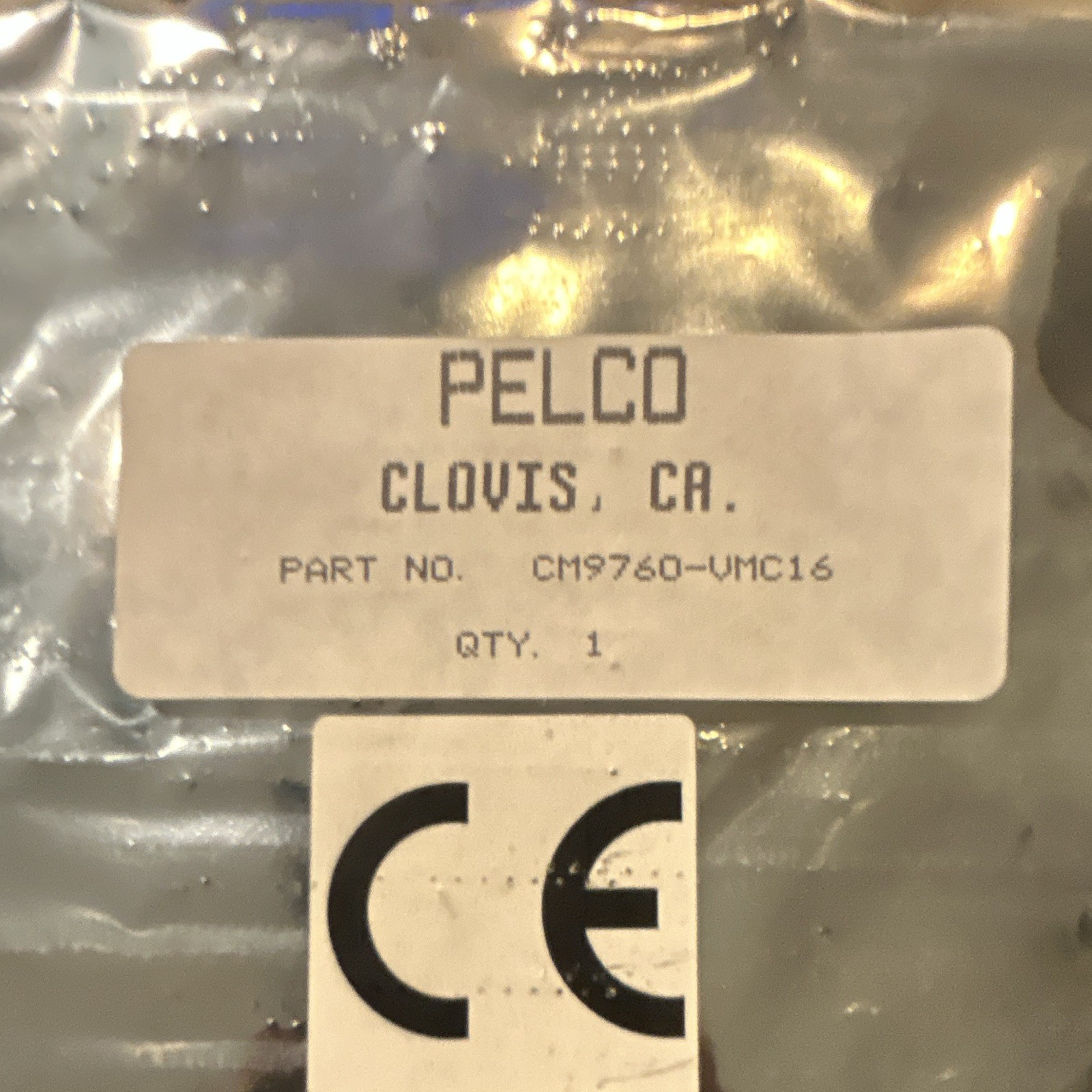 Pelco CM9760 PLC Processor Module Board CM9760-UMC16 Controller Platform