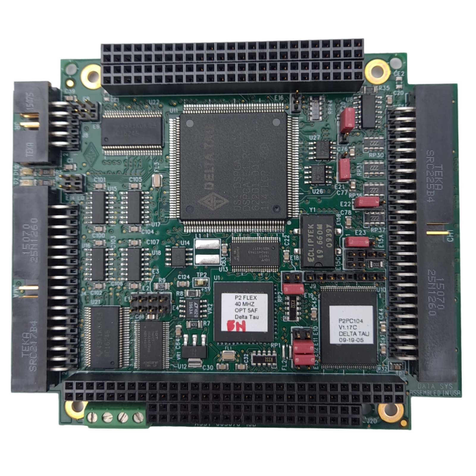Delta Tau PMAC2A-PC/104 Servo Controller Card, 40MHz, 4-Axis, 50-Pin/34-Pin