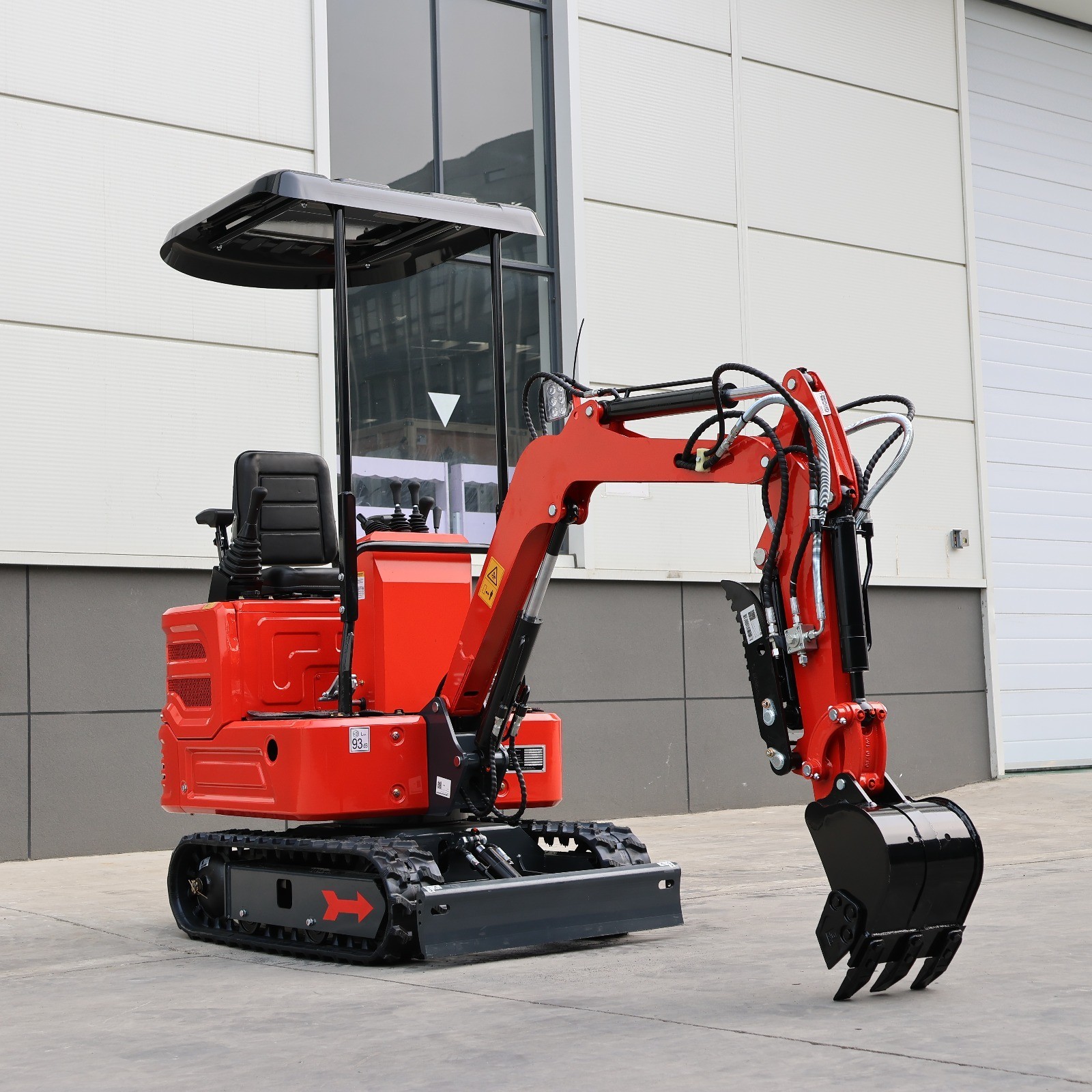 FREE SHIP 1.4Ton Diesel Mini Excavator Kubota Crawler Hydraulic Thumb Digger USA