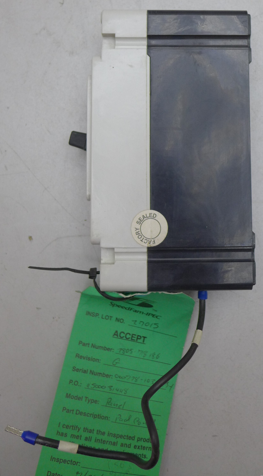Cutler-Hammer FW 40K 16A 1 Pole Industrial Circuit Breaker FWF1016L Series C