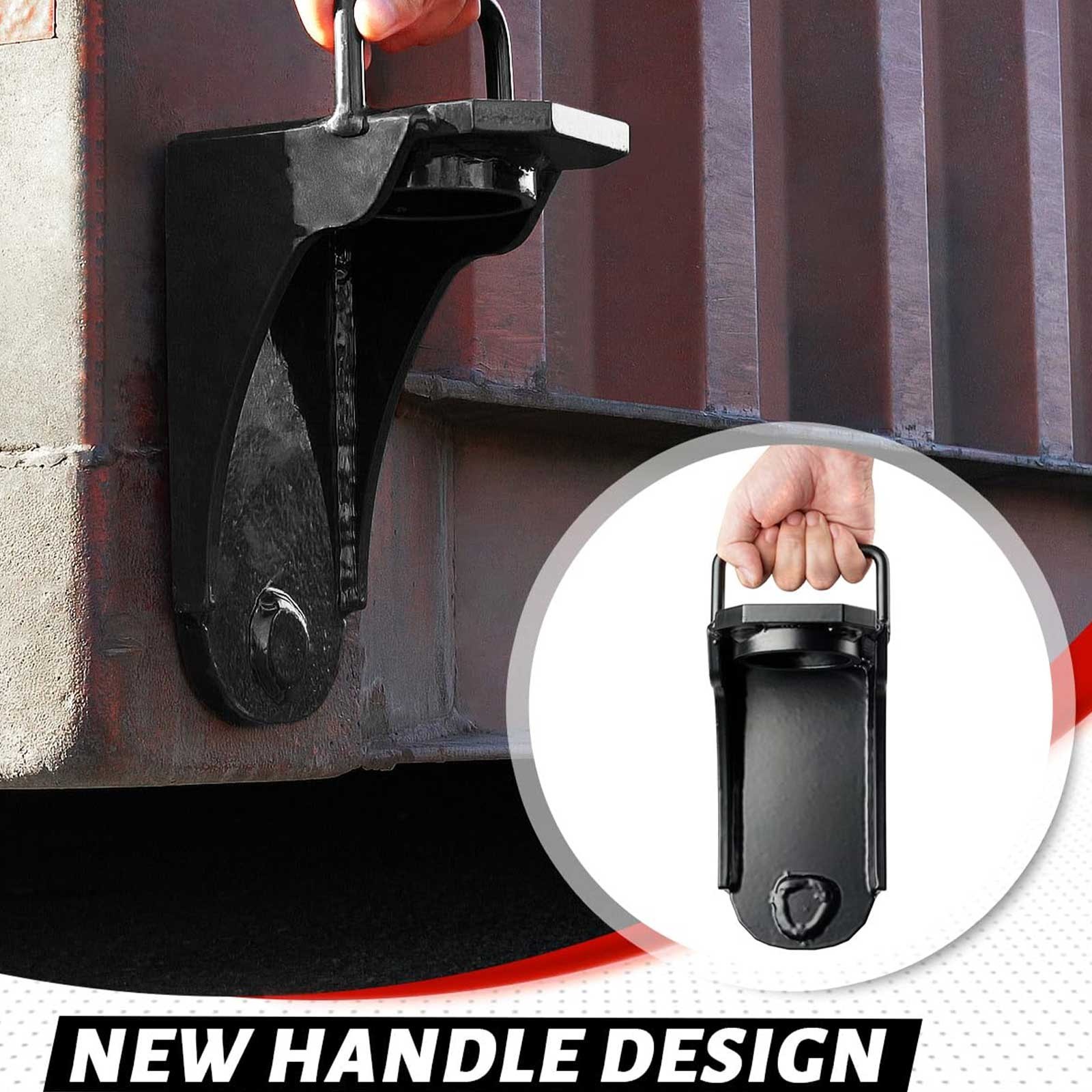 2PK 6 x 5.5 Lug Shipping Container Wheel Kit 8800 lb for 20–40 ft Containers