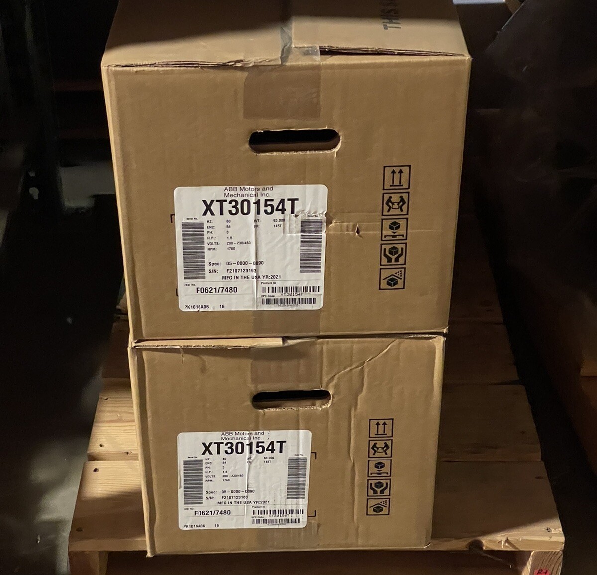 Baldor XT30154T Electric Motor – 1.5HP 1800RPM 143T TEFC 230/460V *MAKE OFFER*