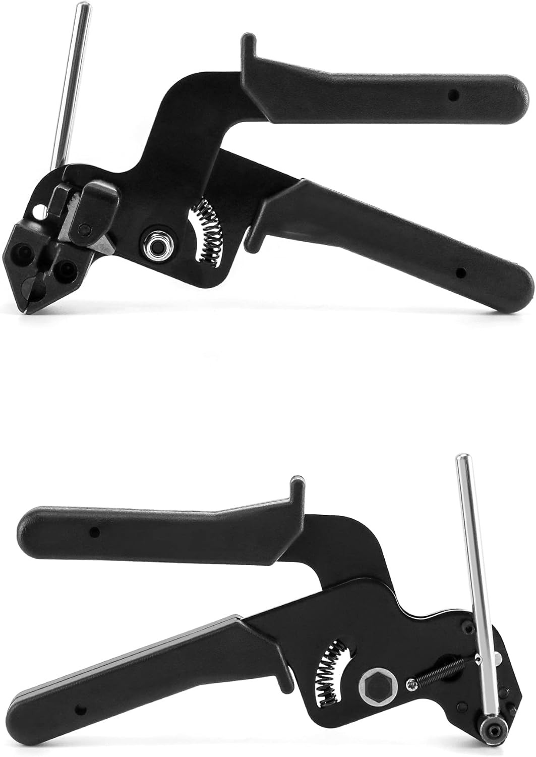 Cable Tie Gun, Stainless Steel Zip Tie Tightener Wrap Tool, Self-locking Metal Z