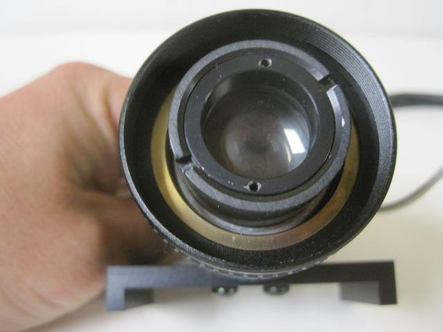 COHU CCD CAMERA WITH LENS 0.5-5M 1.3-15FT W/ FPHGR3 25 PIN FEMALE CONNECTOR