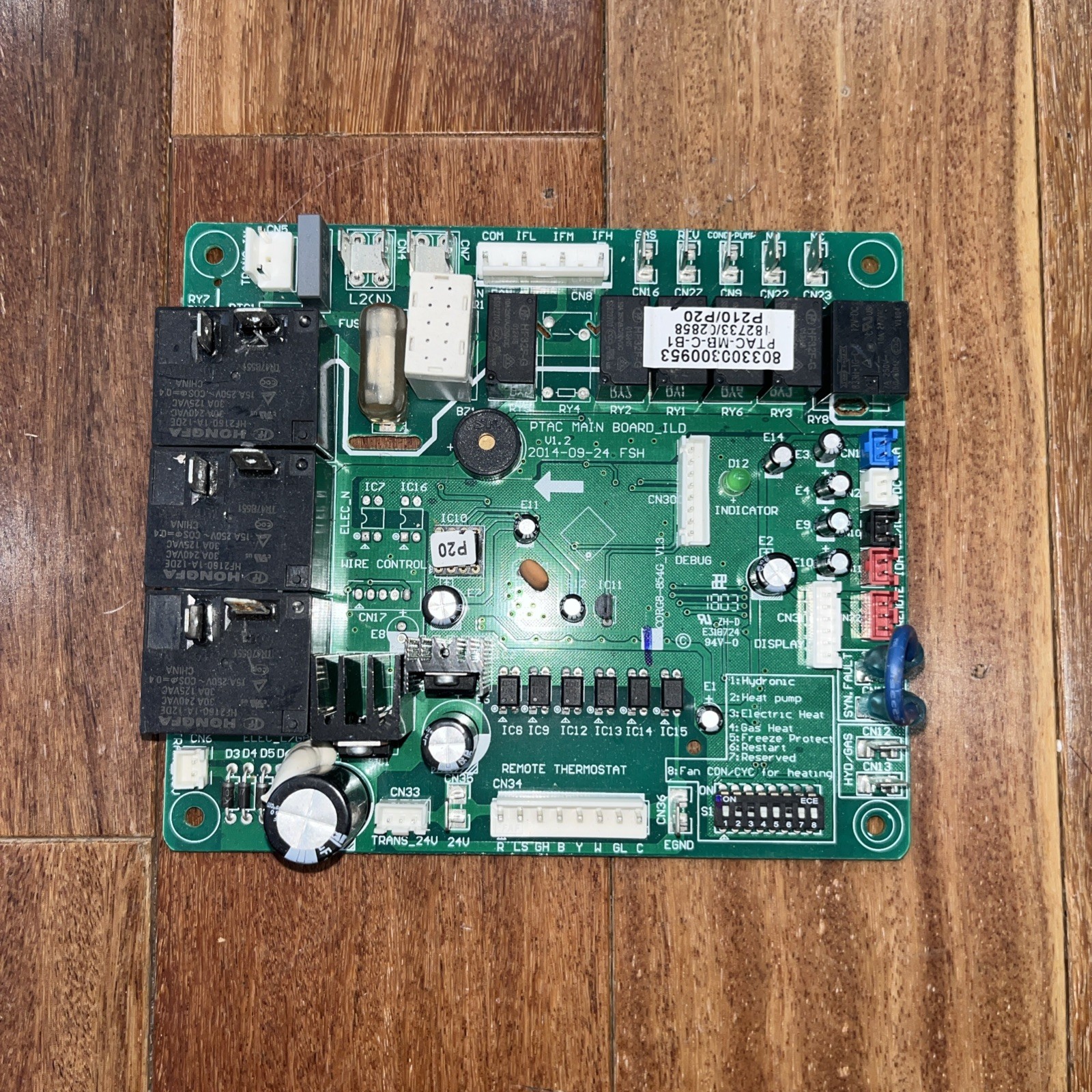 ISLANDAIRE 803300300953 Main Control Circuit Board PTAC-MB-C-B1