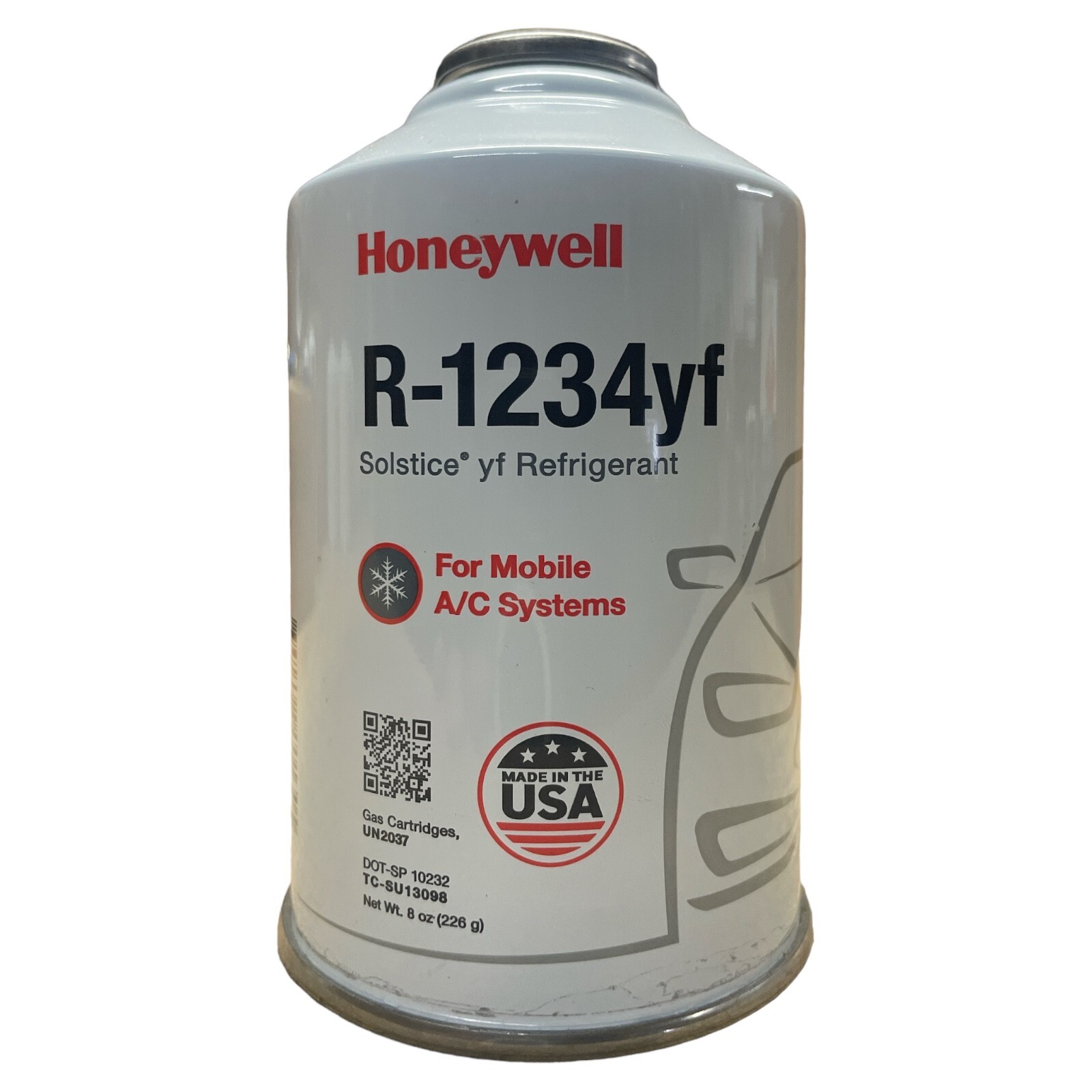Honeywell R-1234YF Solstice Refrigerant 8oz Can A/C Automotive Air Conditioning