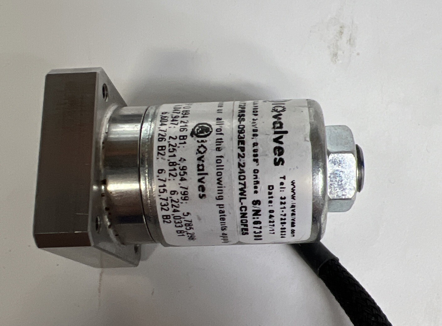 IQvalves Part Number: TE2PRSS-093EP2-2407WL-CNOPES