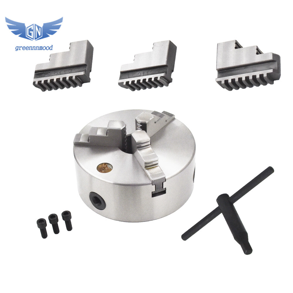 6.3 Inch 3 Jaw Self Centering Lathe Chuck For CNC Drilling Milling Machine