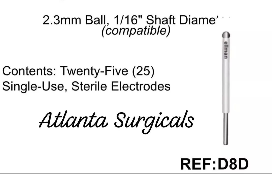 D8D- Tungsten Ball Electrode – 2.33 mm -Twenty-Five (25) Disposable