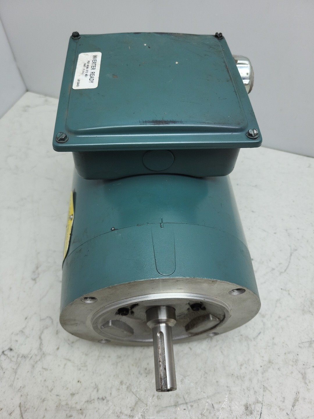 Baldor VUHM3538 .5 Hp 1740 Rpm 3Ph 60Hz 56C TEFC Industrial Motor Used