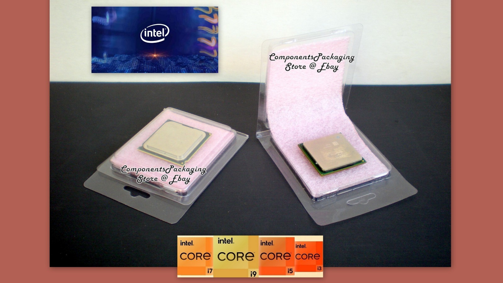 Intel LGA1700 Processor Packaging Case for 12th Gen CPU – Lot of 10 25 40 80 250