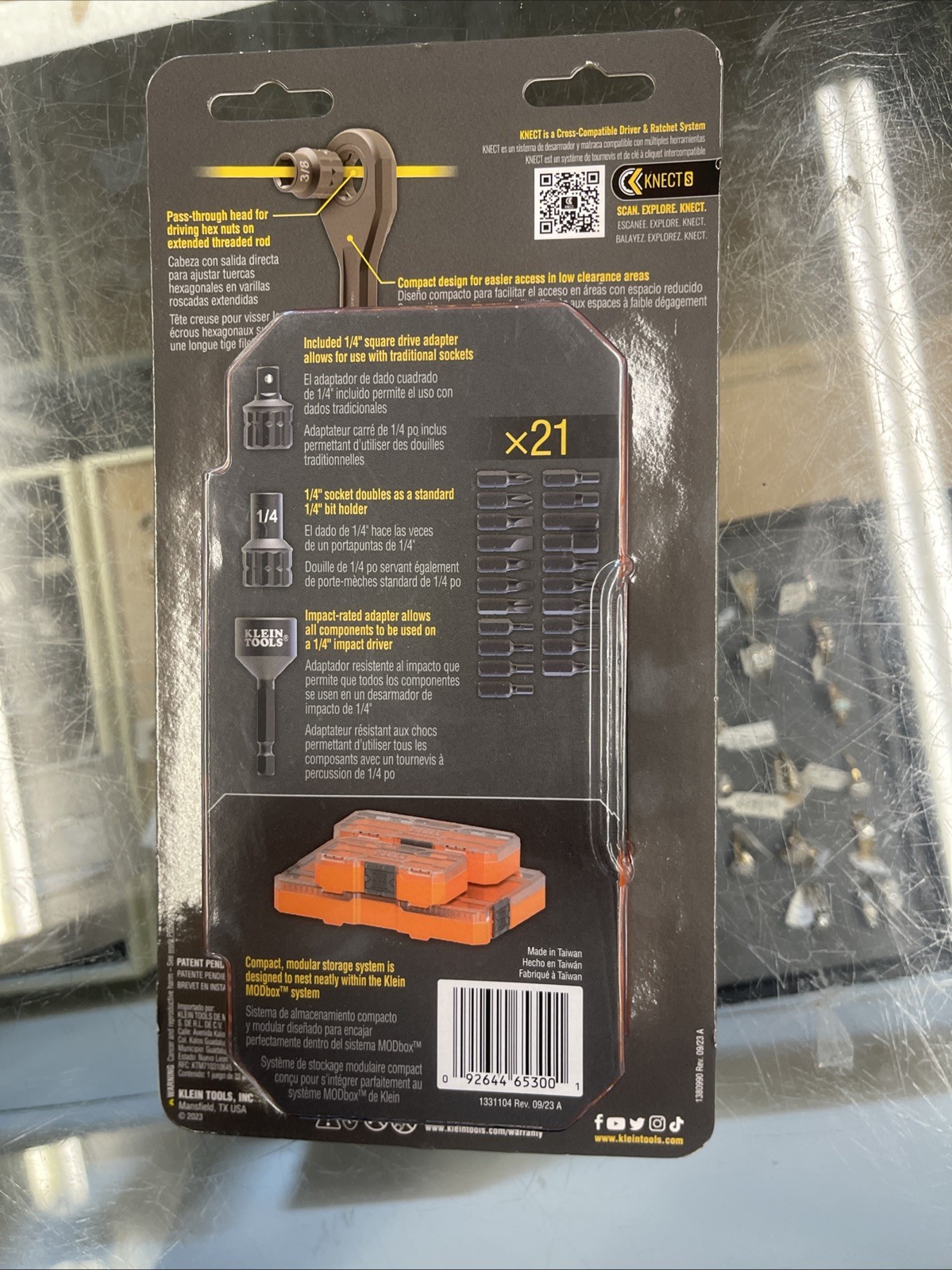 NEW – Klein Tools 65300 Impact Rated Pass Thru Socket Wrench Set – FREE SHIPPING