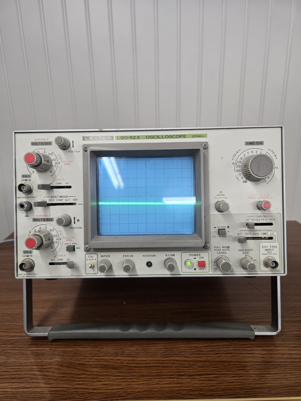 Leader LBO-523 Oscilloscope 35mhz