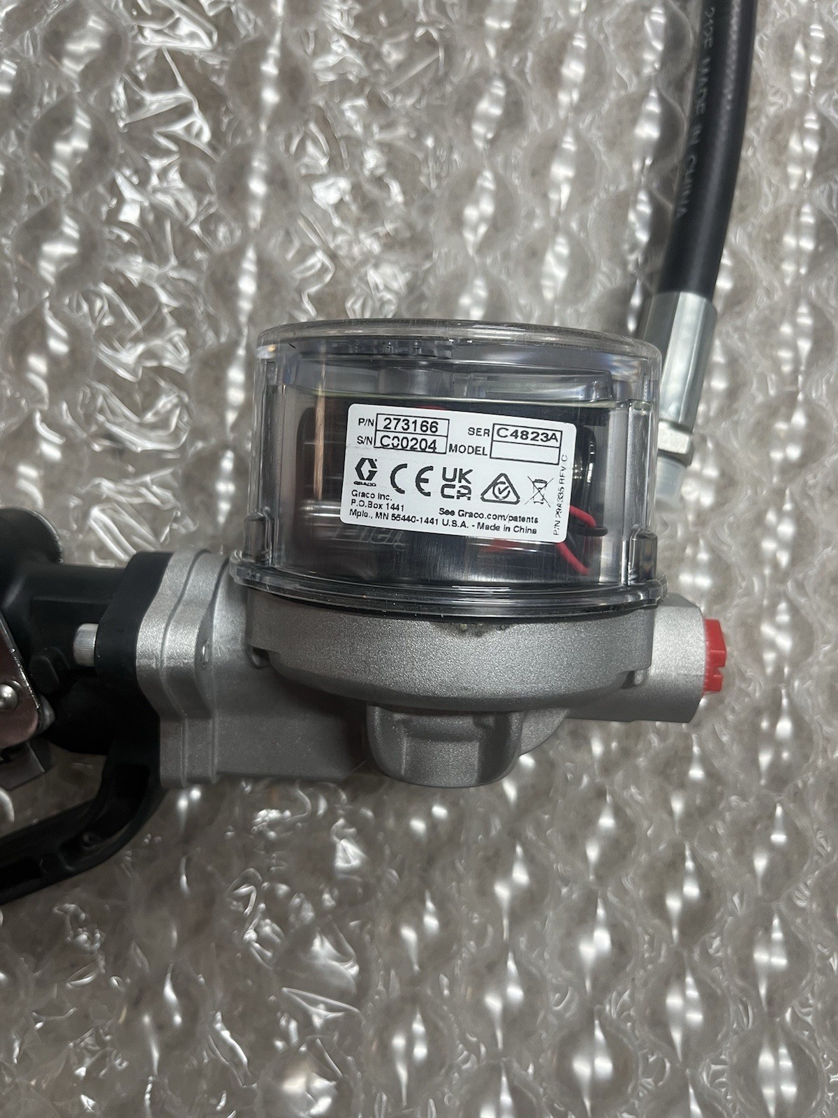 Graco PM20 Preset Electronic Meter 273166 1/2 Inlet