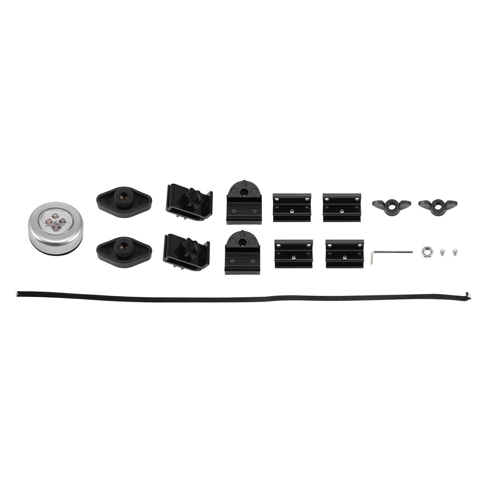 Black Aluminum Tonneau Cover fit for Toyota Tundra Crew Max 66.7in 2007-2025