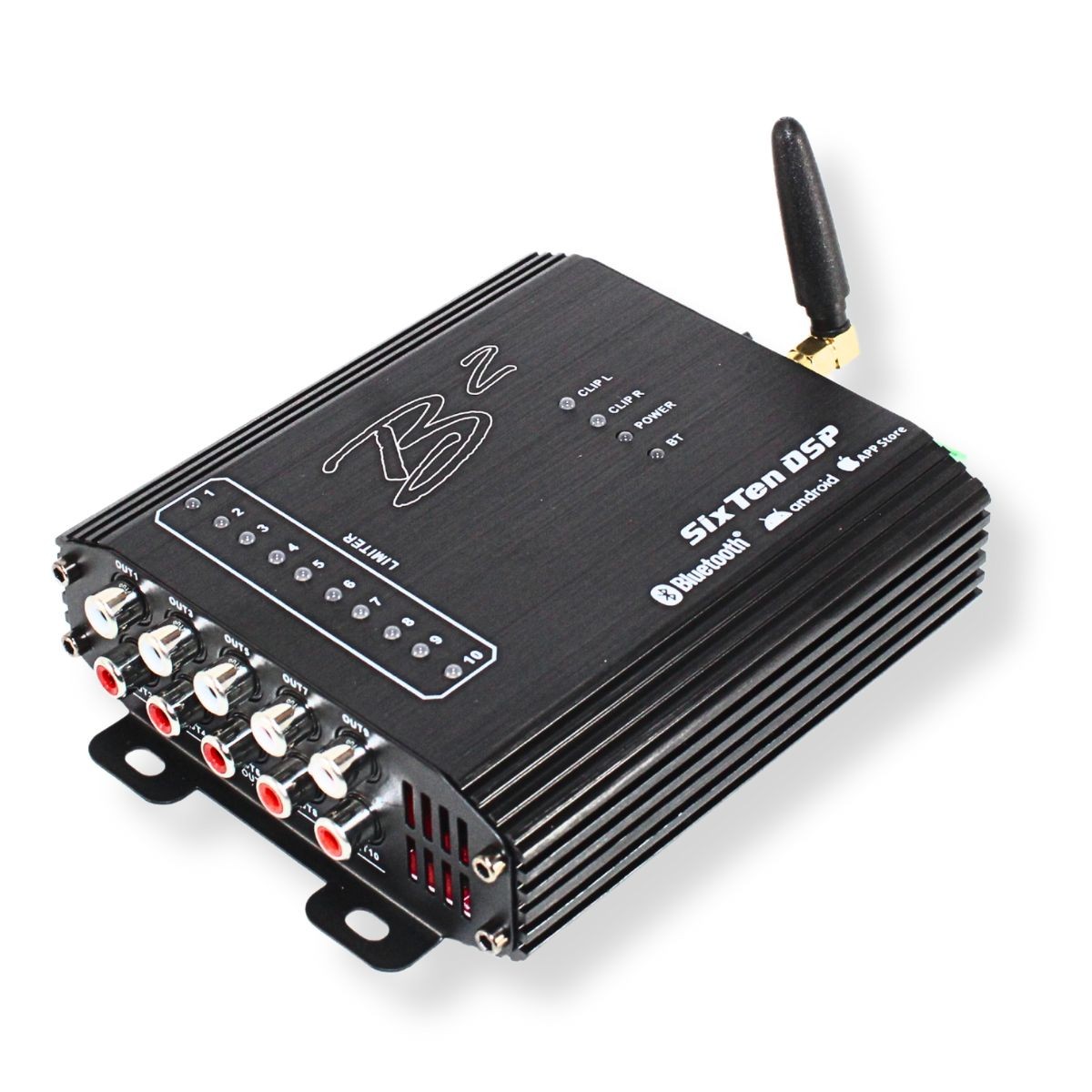 B2 Audio Black 4v 10 Channel DSP with Bluetooth iOS/Android App 96 KHz – 32 Bit