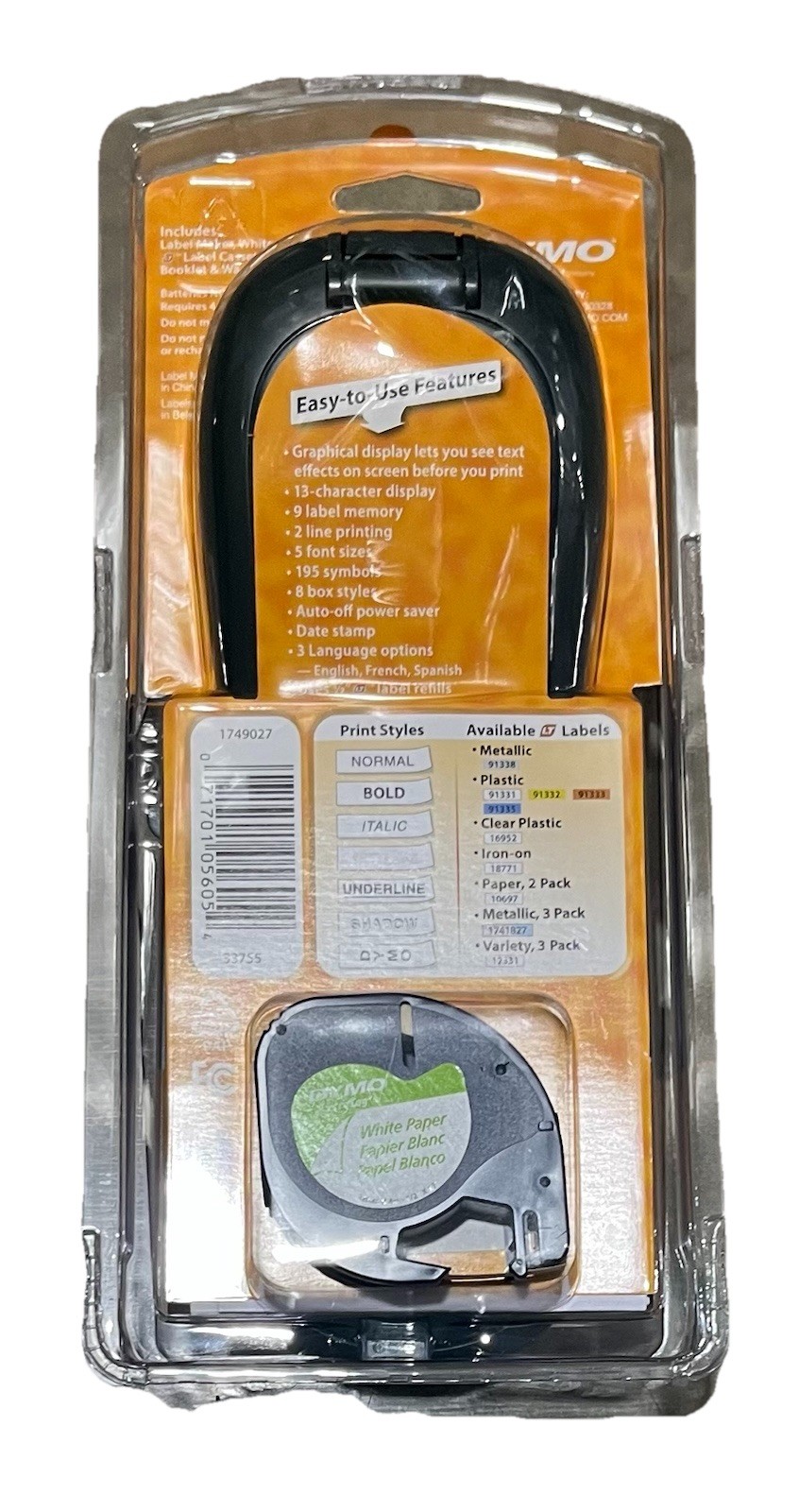 Dymo LetraTag LT-100H Personal Handheld Portable Electronic Label Maker NEW