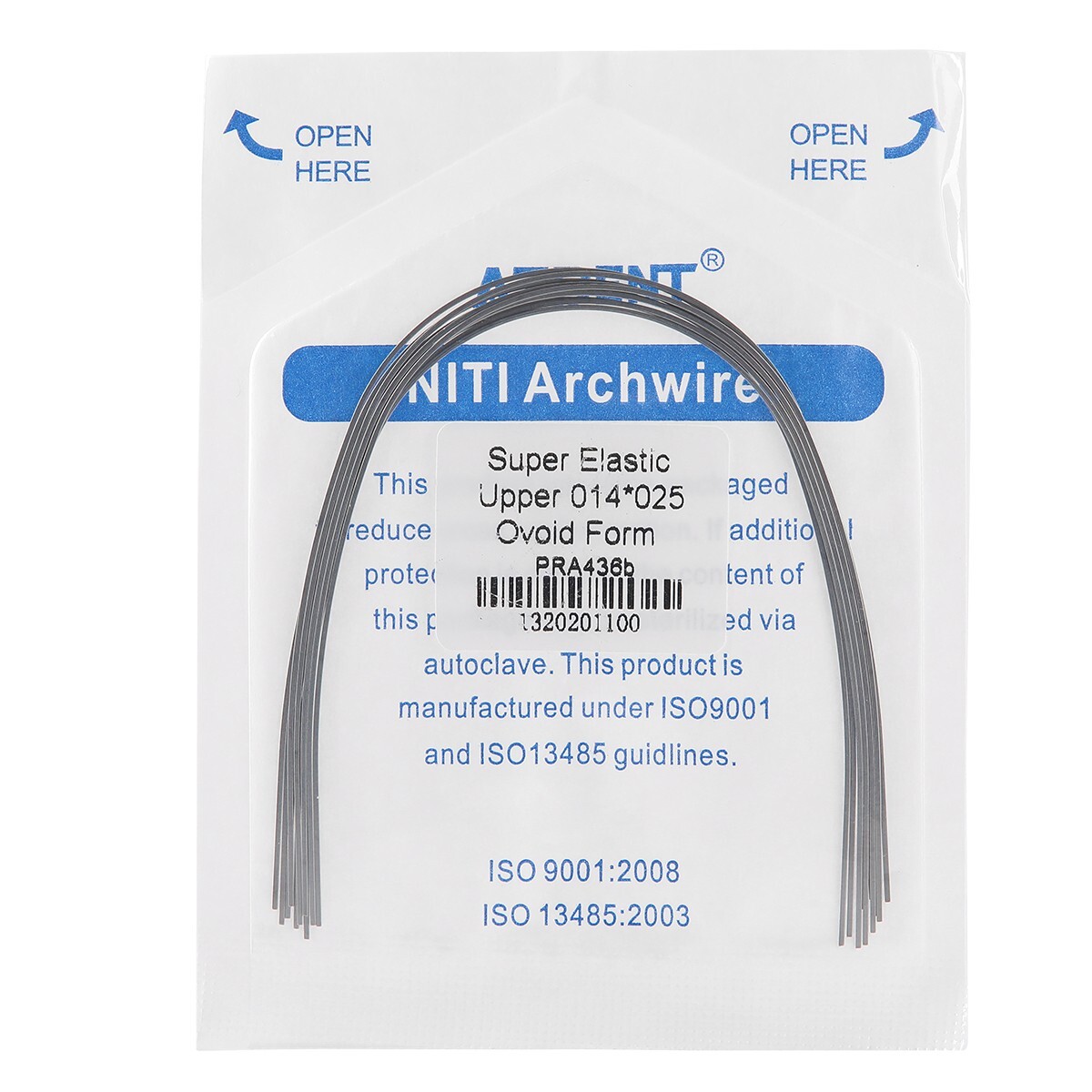 AZDENT Dental Orthodontic Super Elastic NITI Rectangular Arch Wires Ovoid Form