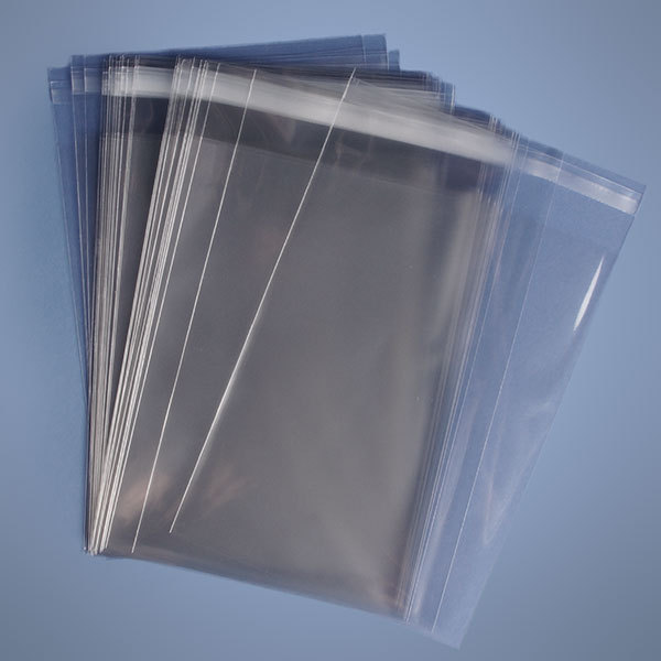 100 Clear Cello Bags, 6 x 9″ Resealable Cellophane OPP Poly Sleeves packing mask