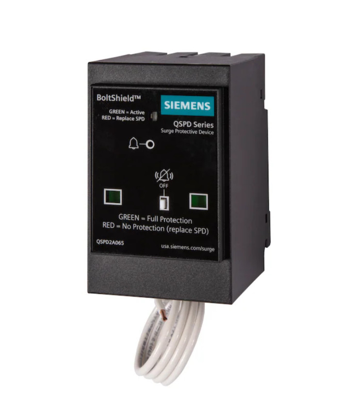 SIEMENS BoltShield 120/240V 65KA AC Home Surge Protection Device QSPD2A065P