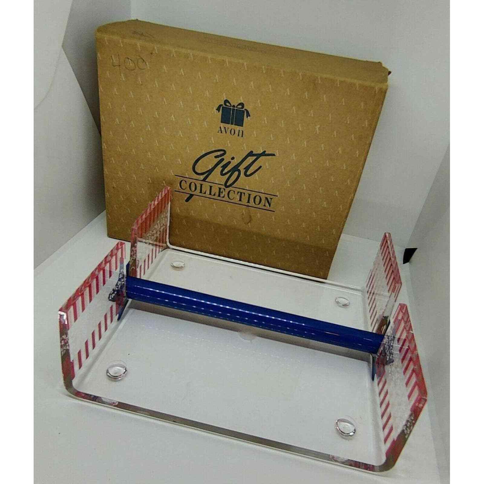Avon Star Spangled Serveware Collection Stars And Stripes Napkin Holder July 4th