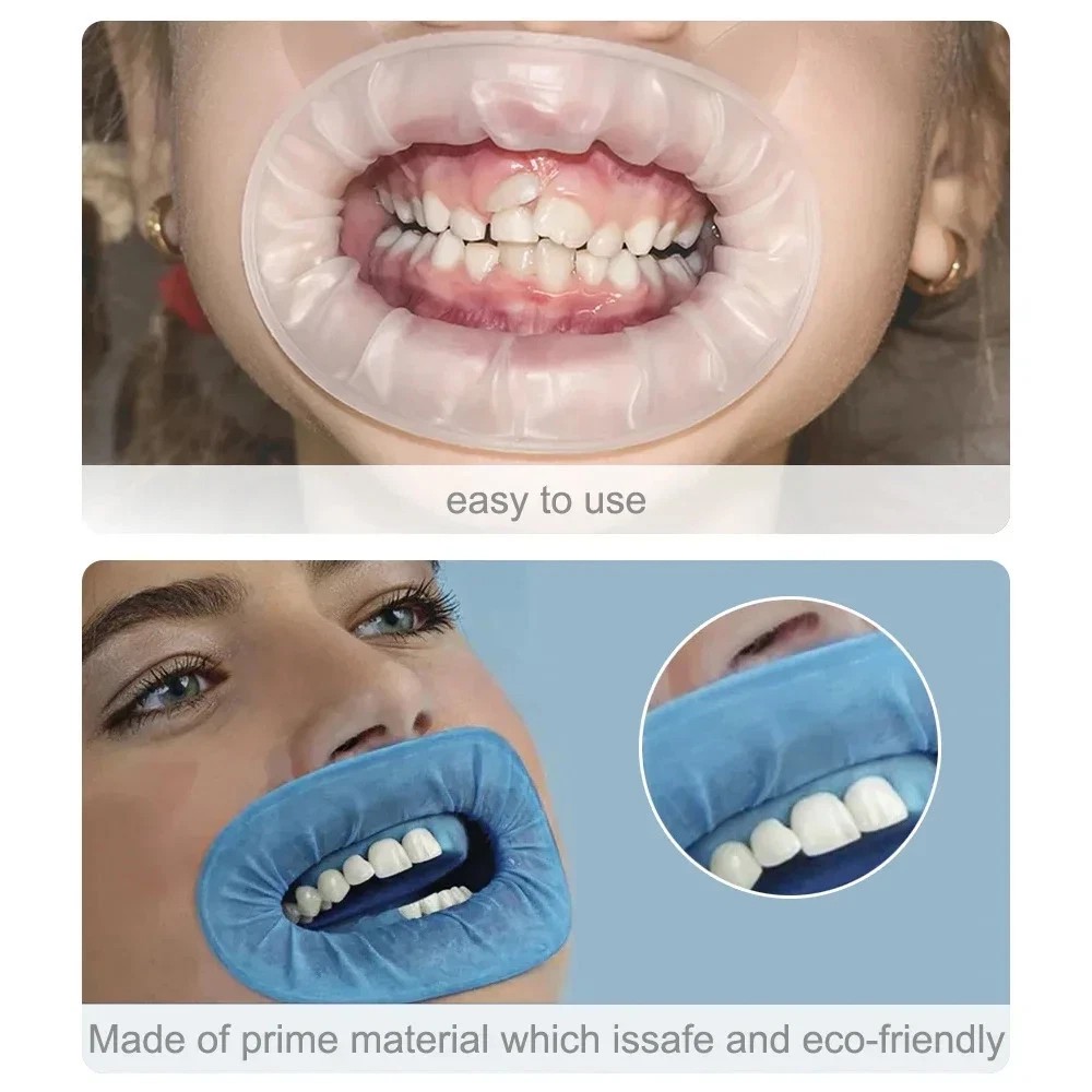 20x Dental Sterile Rubber Dam Cheek Retractor Soft Lip Mouth Opener Disposable