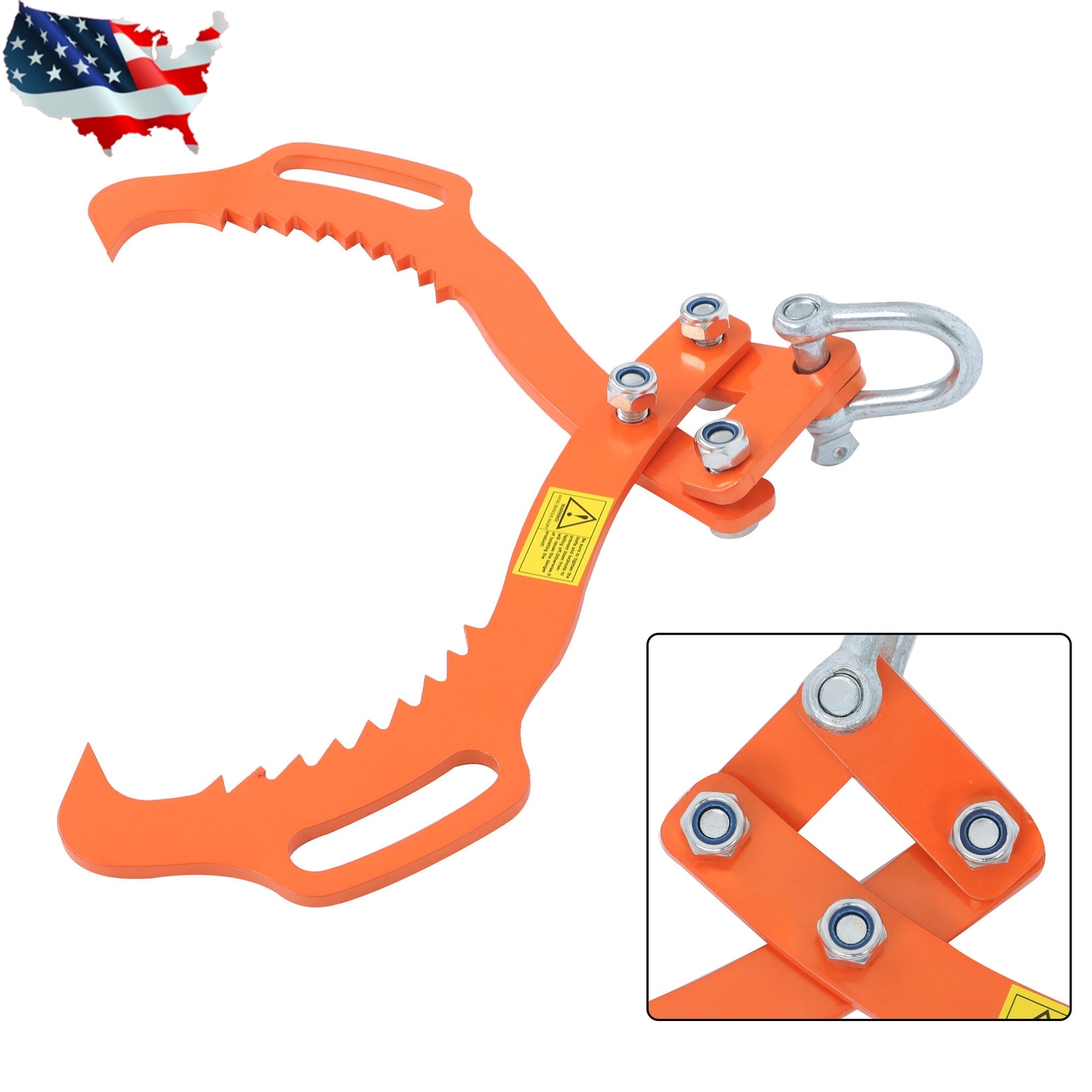 Heavy Duty 2 Claw Timber Log Lifting Tongs 18″ 28″ 30″ 32″ Timber Claw Hook
