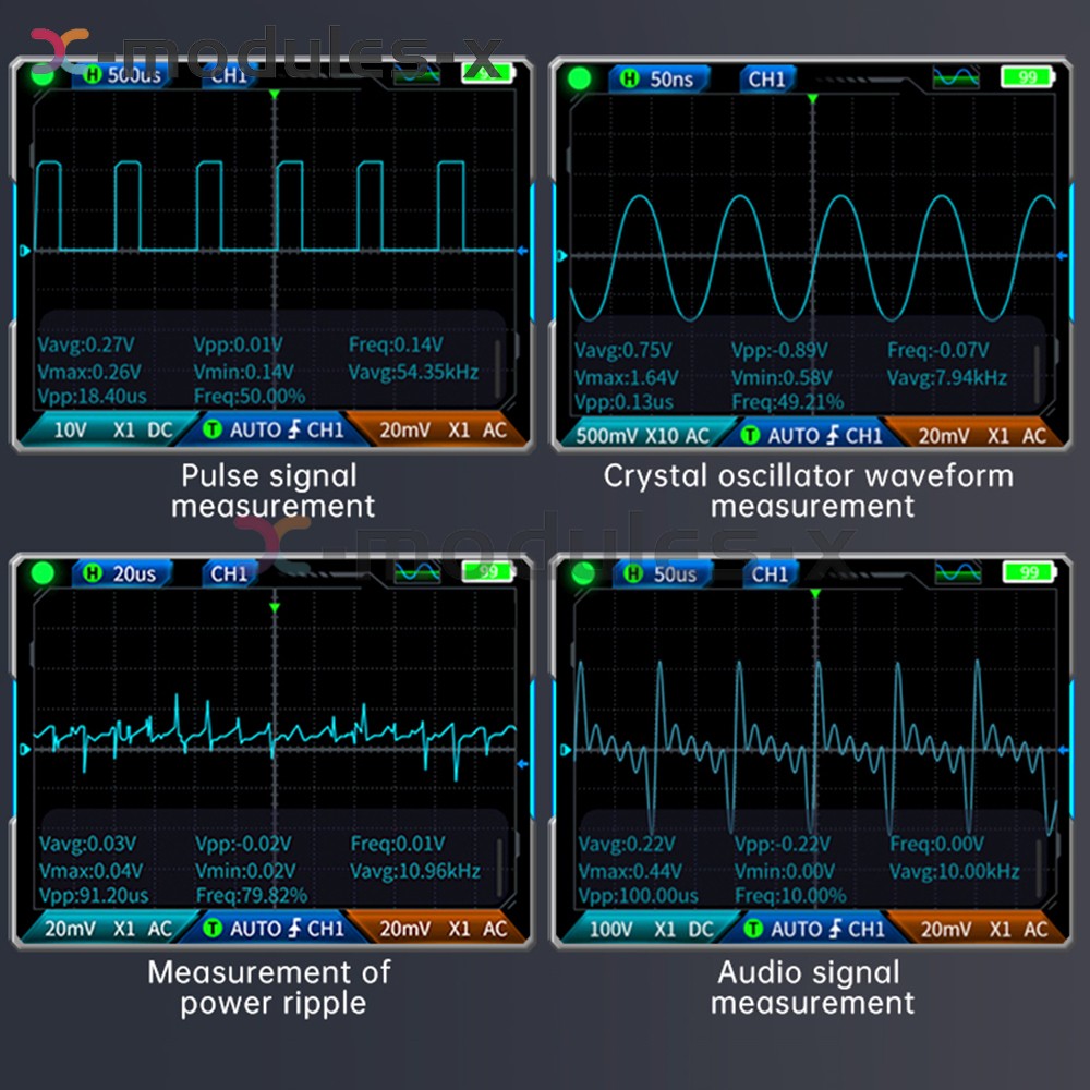 FNIRSI 2C23T Handheld Digital Oscilloscope Multimeter Function Signal Generator