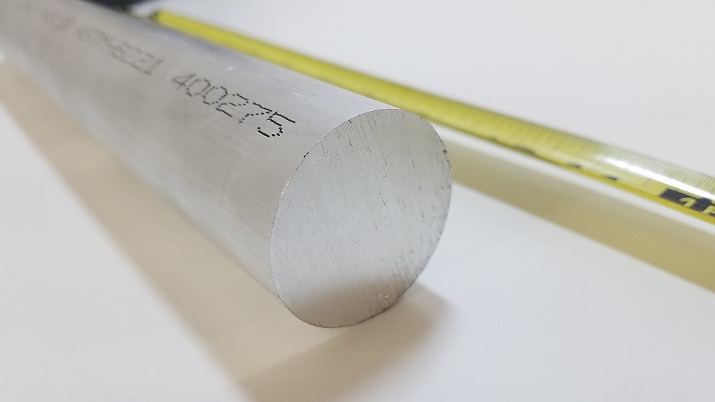 6061 Aluminum Round Bar, 1-1/2″ Round, 11″ long, Lathe, Solid, T6511