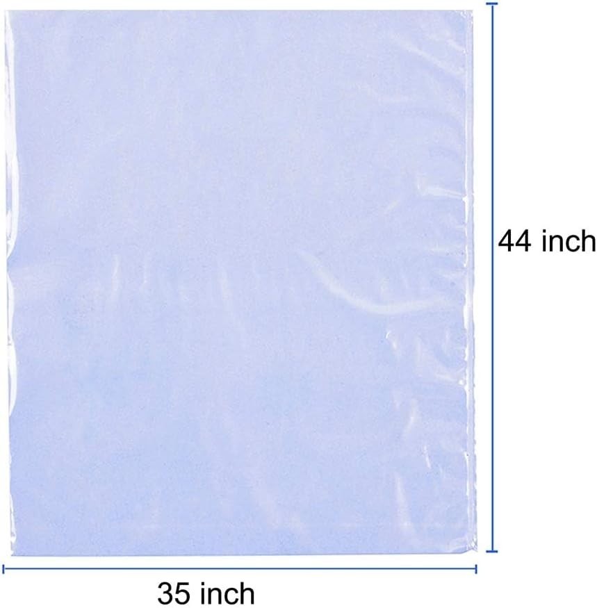 High Clarity Extra Large Shrink Wrap Bags 35×44 – Perfect for Holidays & Events