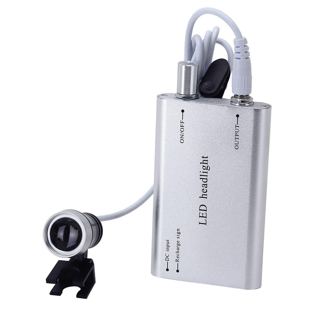 AZDENT Dental 3.5X Surgical Magnifier Binocular Loupes Medical & LED Head Light