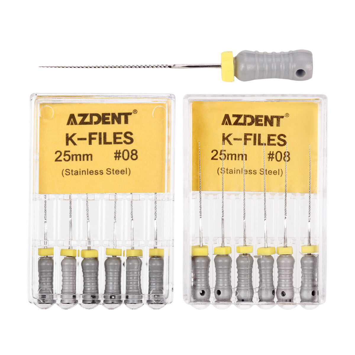 10 Limas K Endo Acero Inoxidable Uso Manual 21mm 25mm Conductos Radiculares