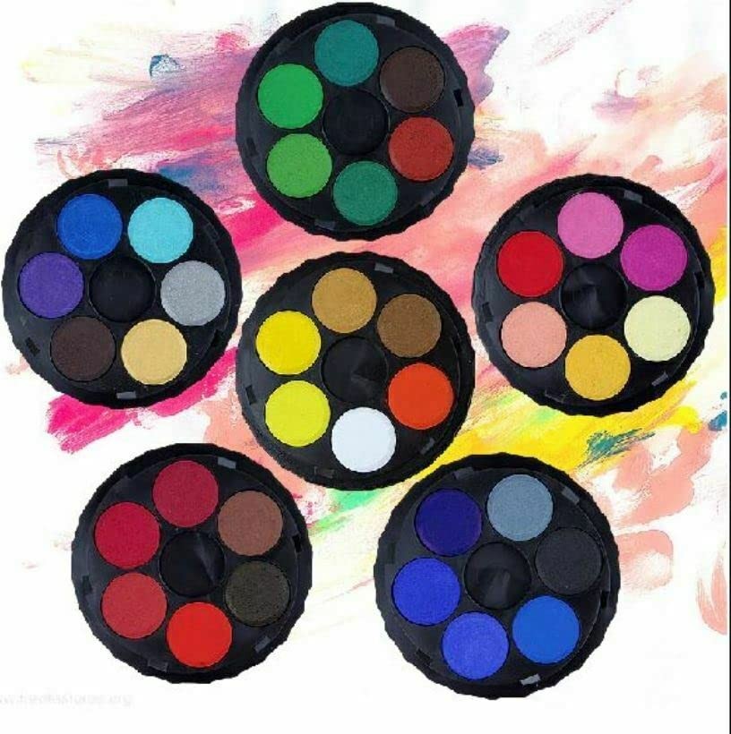 36 Round Water Colour Paint Tin Set Artist Quality Watercolor Palette