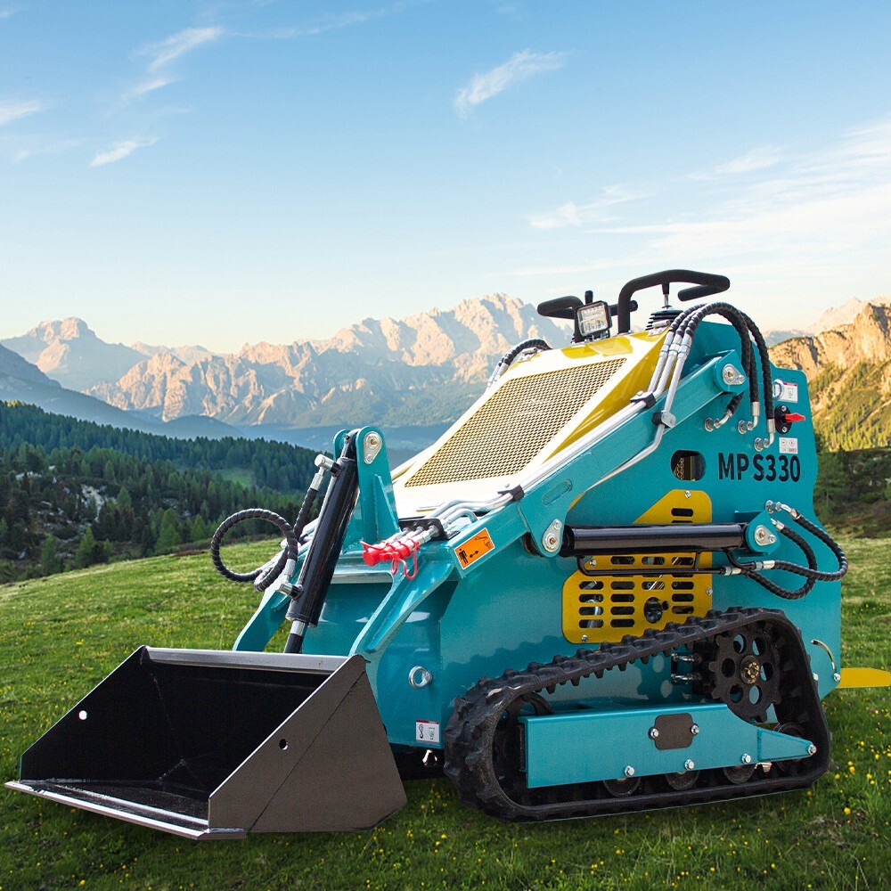 Free Shipping New MachPro MP-S330 Mini Skid Steer Track Loader 15HP Gasoline EPA