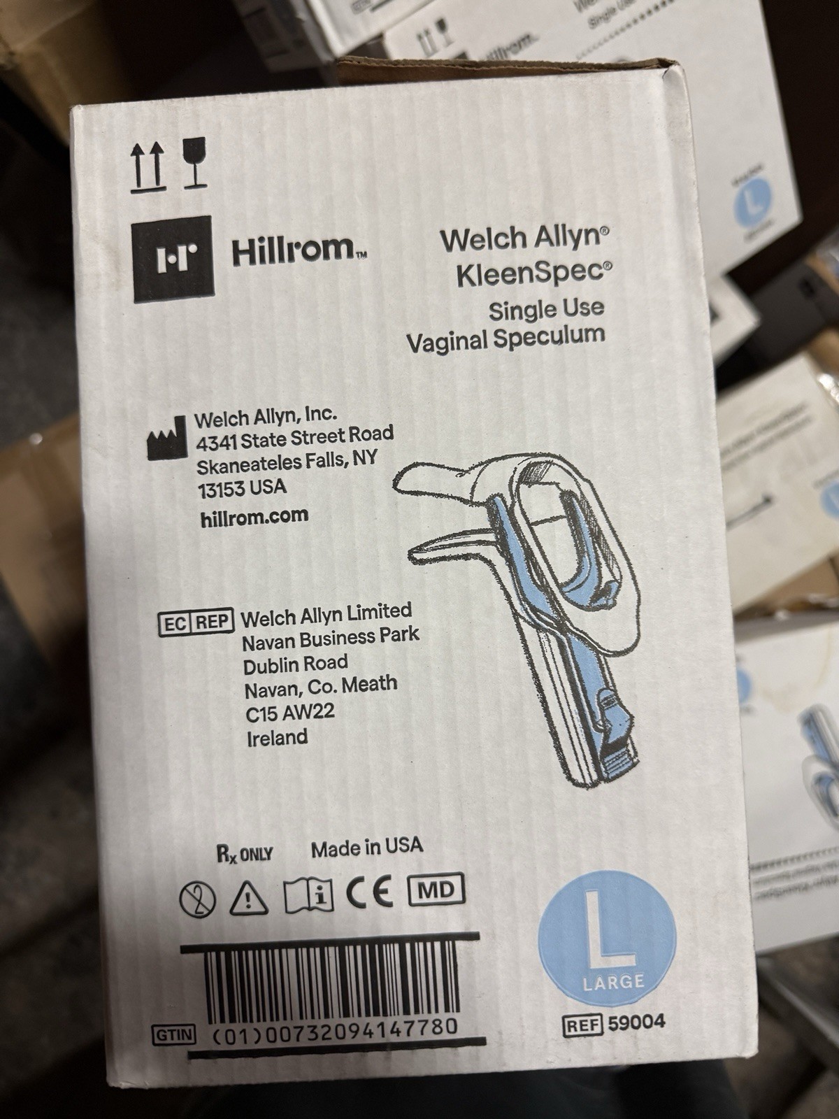 Hillrom Welch Allyn KleenSpec Single Use Vaginal Speculum