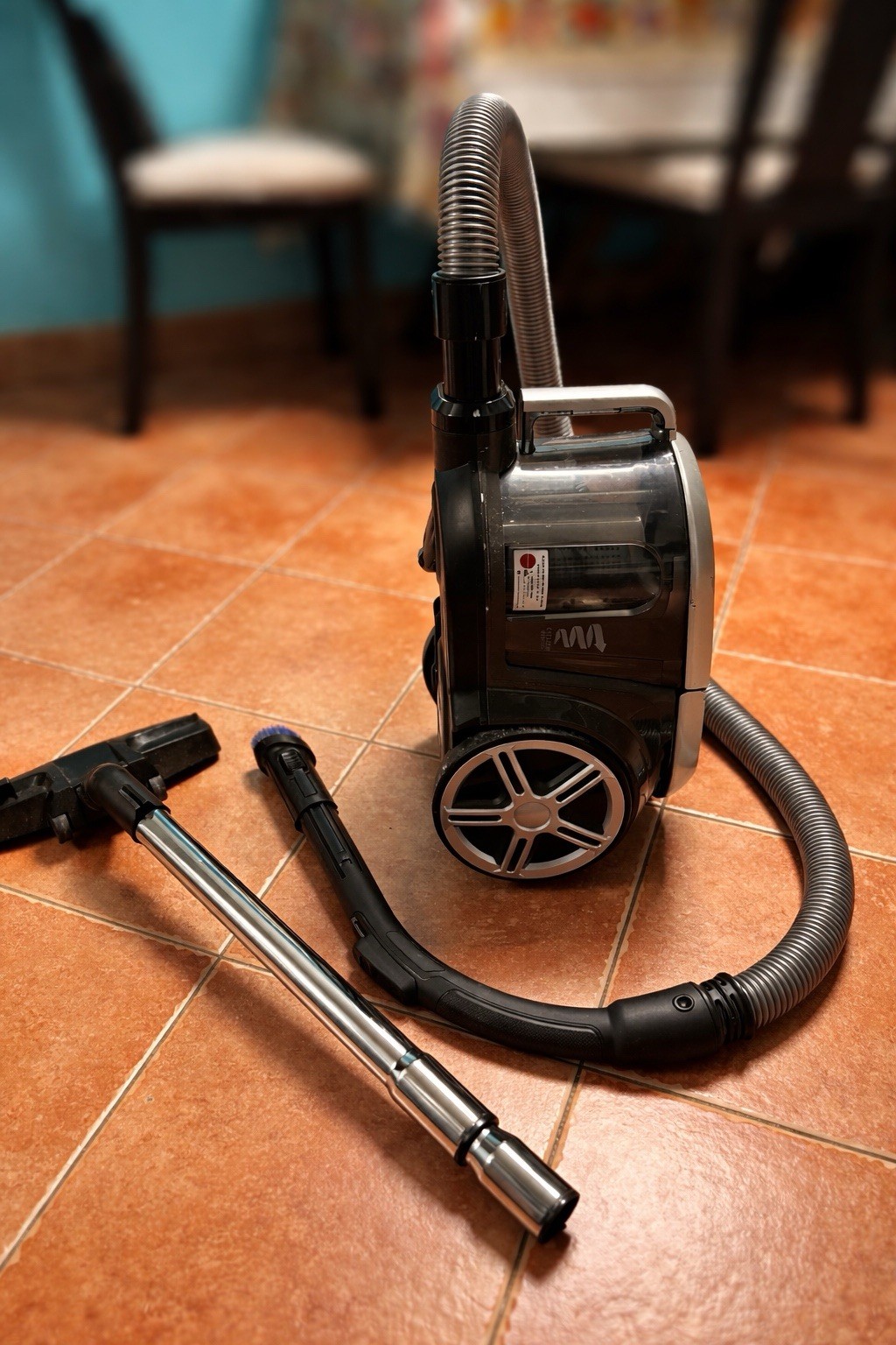 Eureka Bagless Canister Vacuum NEN180 Corded HEPA Multi-Surface Floor Tool Brush