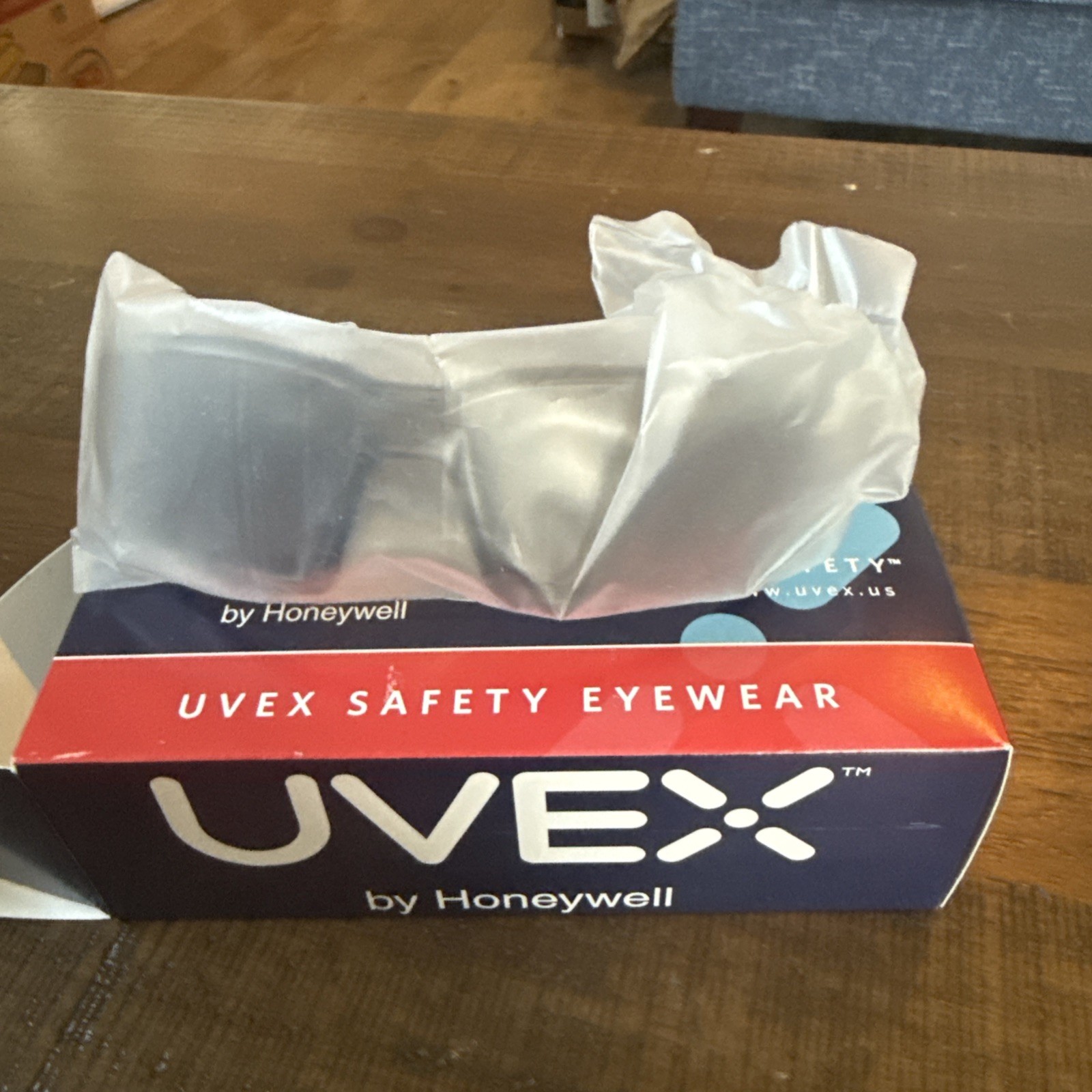 Uvex Hypershock Safety Glasses Hydroshield AF Coating Smoke Brown Frame Expresso