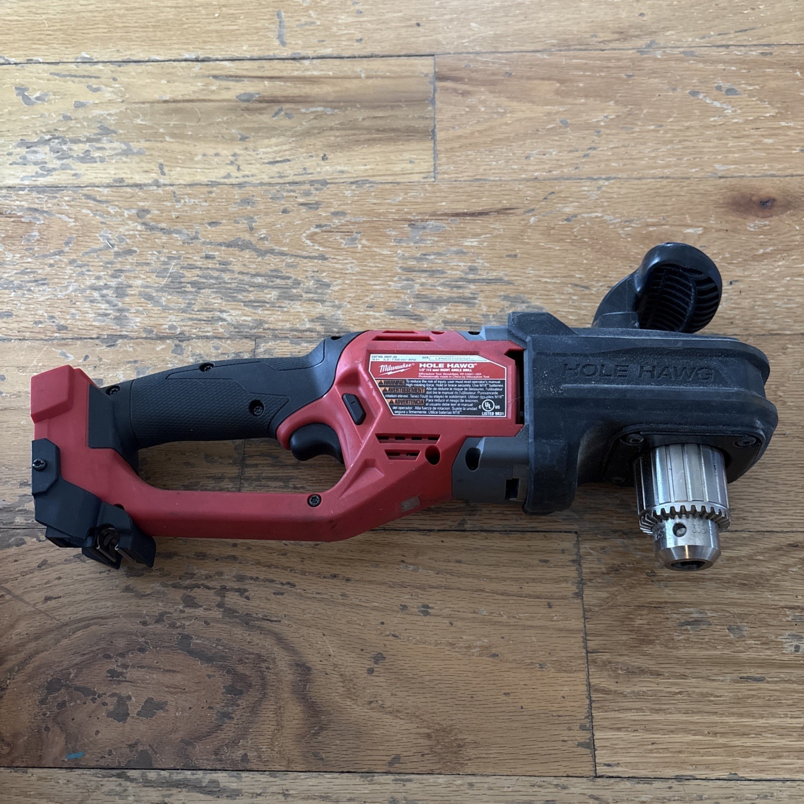 Milwaukee 2807-20 M18 Fuel Hole Hawg Cordless Right Angle Drill