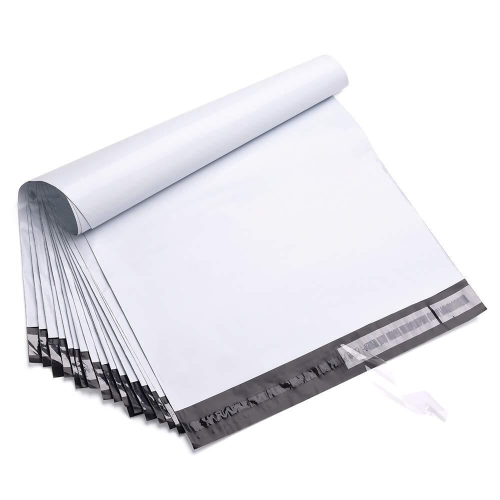 100 Poly Mailers Shipping Envelopes Plastic Mail Packing Bags 2.5Mil Choose Size