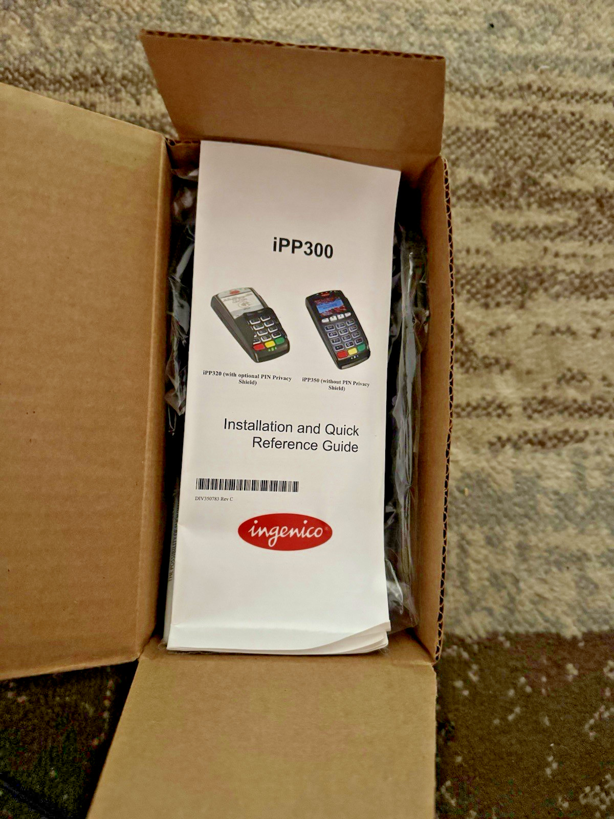 Ingenico iPP350 USB POS Credit Card Reader Payment Terminal Open Box